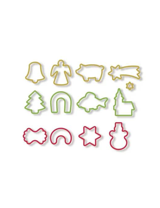 CHRISTMAS COOKIE CUTTERS 13 pieces