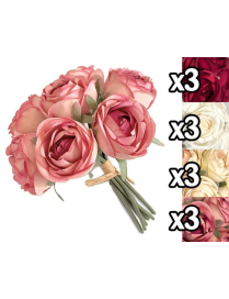 BOUQUET OF VIVIENNE ROSES 26 CENTIMETERS