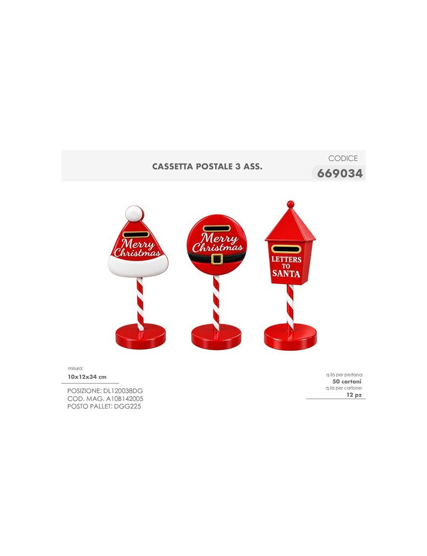 CASSETTA POSTALE 10x12x34cm 669034