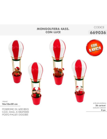 MONGOLFIERA C/LUCE ASS. 669036