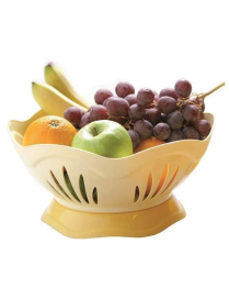 FOLIA PORTAPANE-PORTAFRUTTA DIAMETRO 29,5cm GIALLO