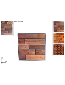 STICKER 33x33 CENTIMETERS MOSAIC-WOOD EFFECT