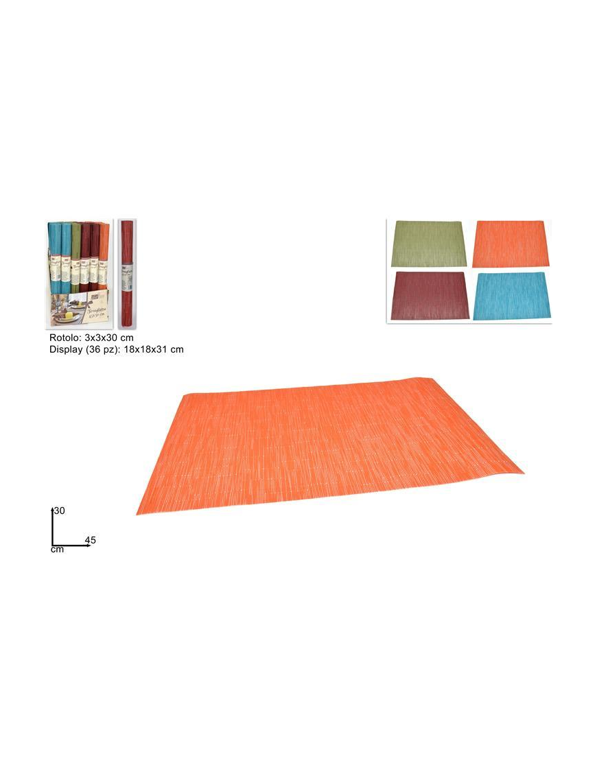 PVC PLACEMAT 30x45 CENTIMETERS ASSORTED COLOR