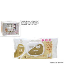 BABY OAT CLEANING WIPES 72 PIECES