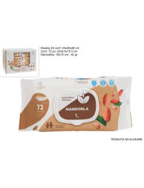 BABY ALMOND CLEANING WIPES 72 PIECES