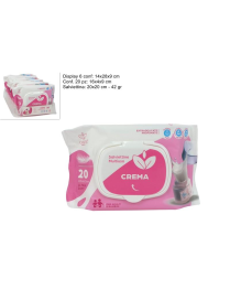 SALVIETTINE DETERGENTI 20pezzi CREMA