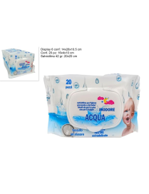 SALVIETTINE DETERGENTI 20pezzi ACQUA PURA