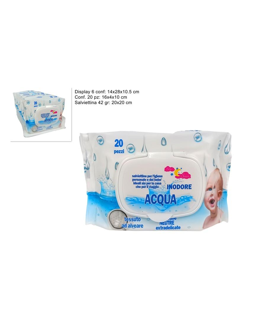 CLEANSING WIPES 20 pieces PURE WATER