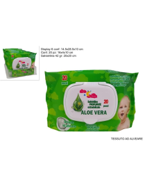 SALVIETTINE DETERGENTI 20pezzi ALOE VERA