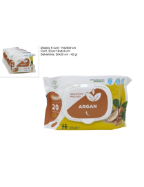 SALVIETTINE DETERGENTI 20pezzi ARGAN