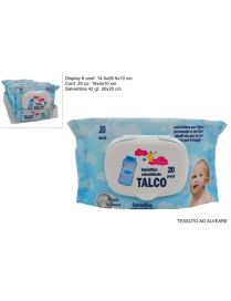 SALVIETTINE DETERGENTI 20pezzi TALCO
