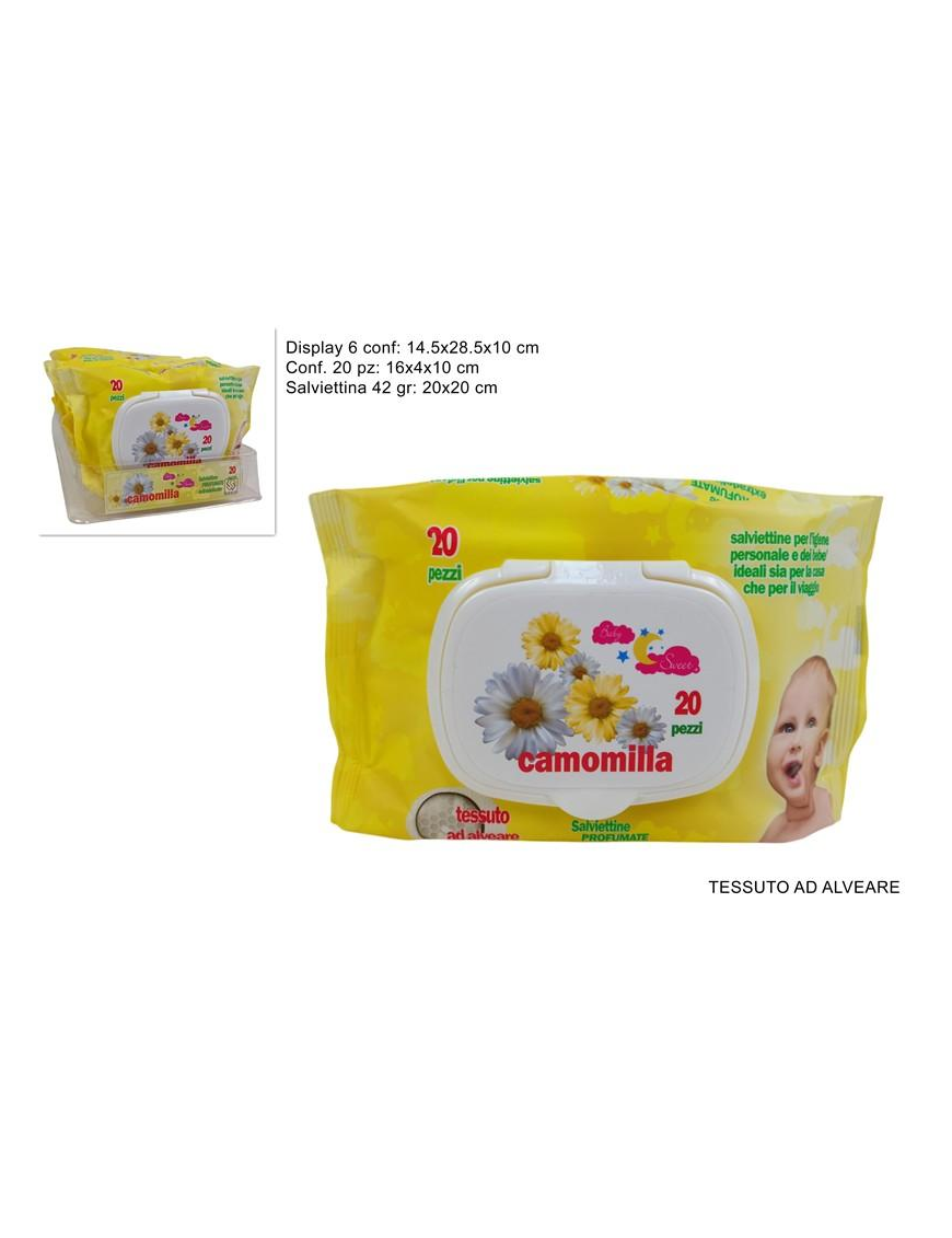 CLEANSING WIPES 20 pieces CHAMOMILE