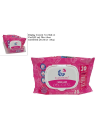 SALVIETTINE DETERGENTI 20pezzi DELICATE PER DONNA